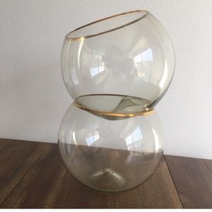 Anthropologie Stemless wine glass